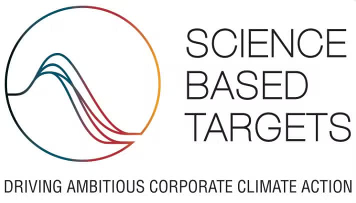 Science Based Targets logo with tagline "Driving Ambitious Corporate Climate Action."