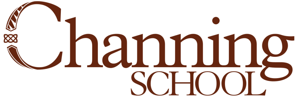 Channing School Channing School logo in brown text with large decorative "C".