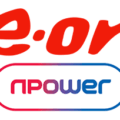E.ON and npower logos in red, blue, and purple text on a white background.