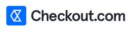 Checkout.com Checkout.com logo with a blue icon and black text on a white background.