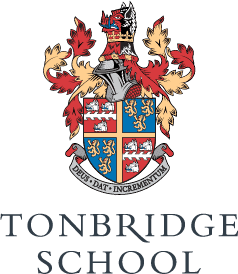 Tonbridge School Tonbridge School crest with lions, shields, and the school name below.