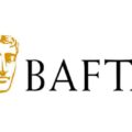 BAFTA logo with gold mask and black text on a white background.