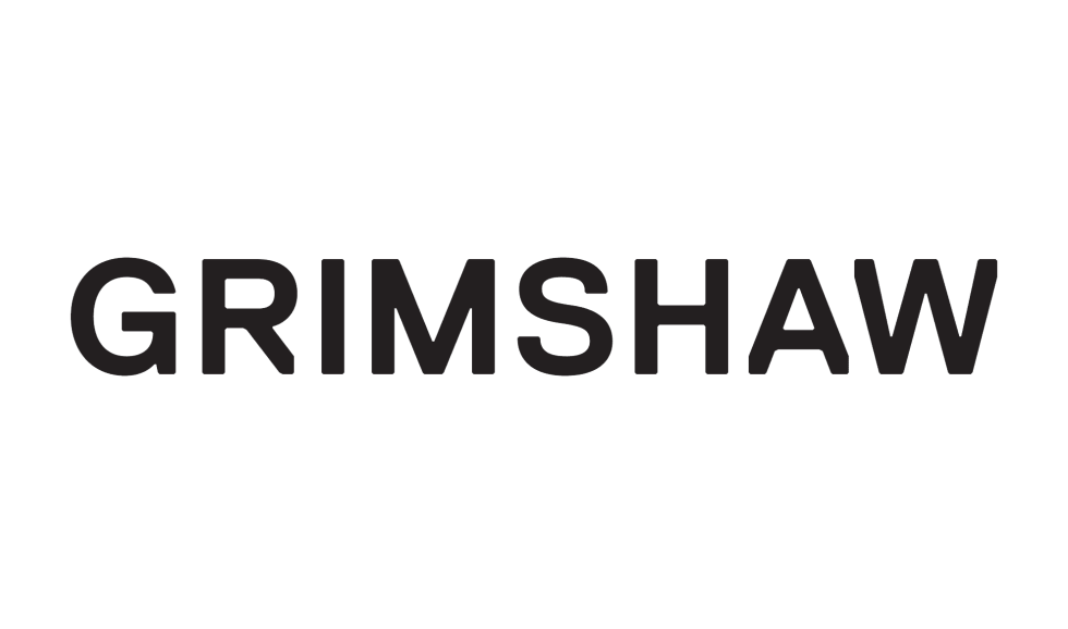 Grimshaw The word "GRIMSHAW" in bold, black uppercase letters on a transparent background.