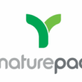 Green leaf logo above the word