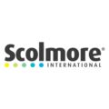 Scolmore International logo with colored dots underneath the text.
